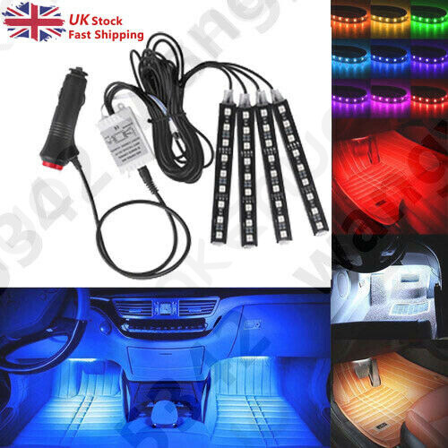 Interior footwell neon lights - footwell,