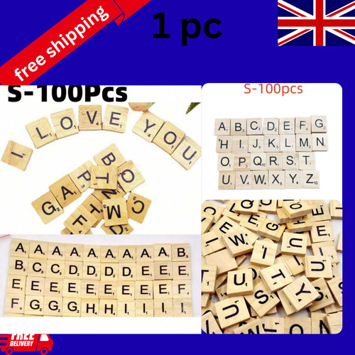 Wooden scrabble tiles - scrabble,