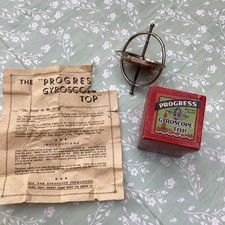 Vintage Progress Gyroscope Top