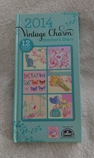 2014 Vintage Charm Stitchers Diary With Cross Stitch Patterns
