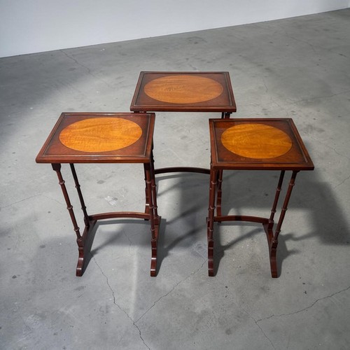 Mahogany nest three - of, tables