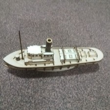 Laser cut tug boat Homemade Wooden Model kit