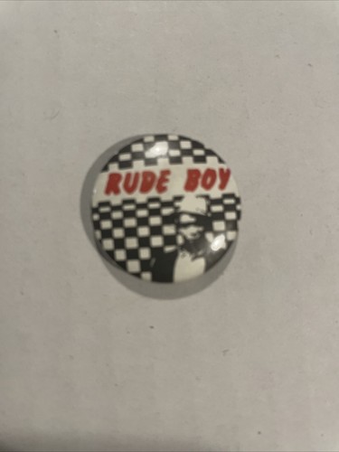 Vintage rude boy badge - boy,