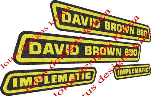 David brown 880 implematic