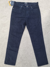 Hackett London Men’s Trinity Navy Blue Cord Trousers Jeans 33R BNWT RRP £125