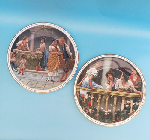 Salisbury china plates - salisbury,