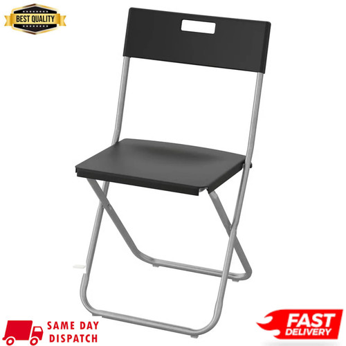 Ikea gunde folding chair black - ikea,