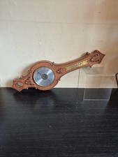 An Interesting 1970s Weathermaster Banjo Barometer - See Description (D4)