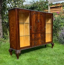 Antique flame mahogany and