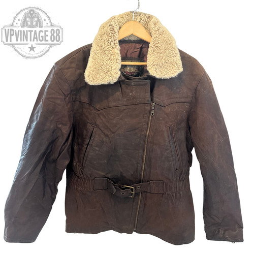Vintage leather brown - vintage,