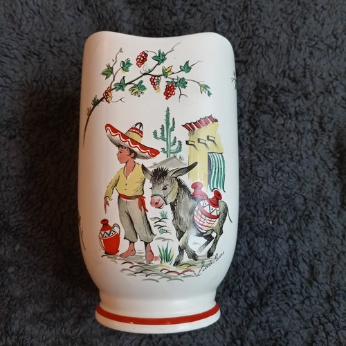 Crown ducal pottery vase - ducal,