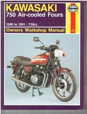 KAWASAKI KZ/Z 750 E/H/L/R ZX750A Z750P KZ750N/F (1980-91) OWNERS WORKSHOP MANUAL