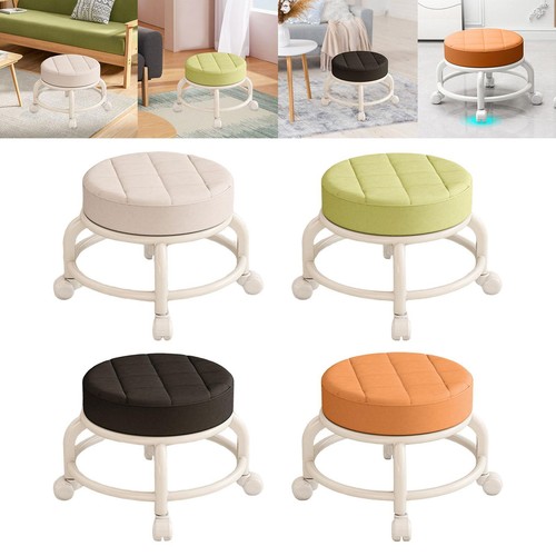 Low roller round seat - low, pedicure