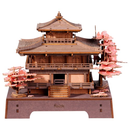 Rolife wooden puzzle sakura - 3d,