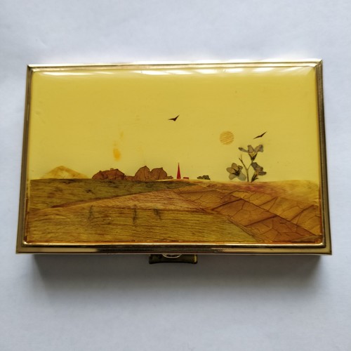 Vintage 1950s wood marquetry - 1950s,