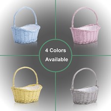 Wicker Wedding Flower Girls