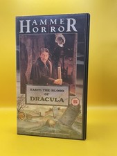 Taste The Blood Of Dracula Hammer Horror VHS