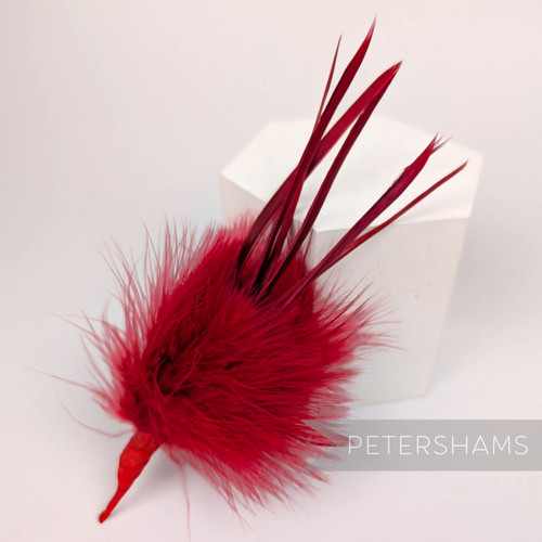 Marabou goose biot feather - &,
