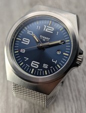 TRASER H3 'Trigalight' P59 Men's Quartz Watch On A Mianese Strap Blue Dial