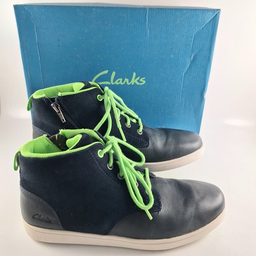 Clarks holbay boots navy - hi, boots,
