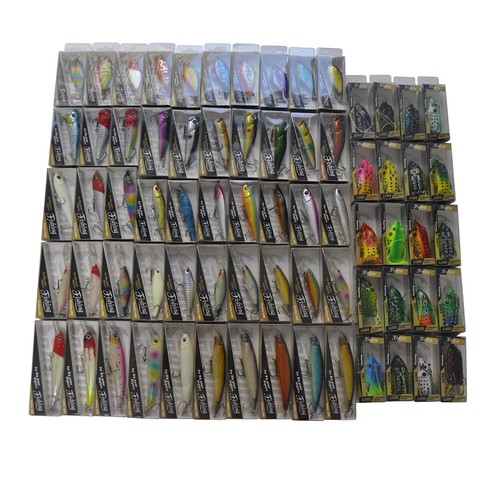 70pcs mixed fishing lures - fishing,