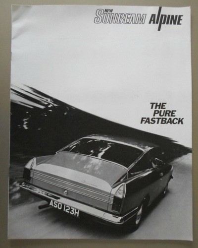 Sunbeam alpine orig - orig, c1970