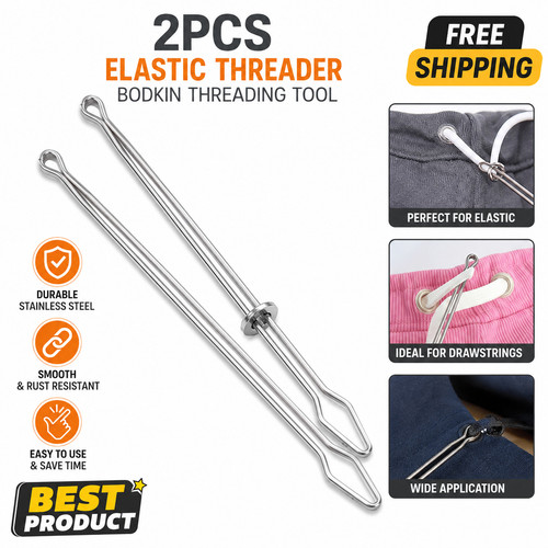 2pcs elastic threader - threader, bodkin