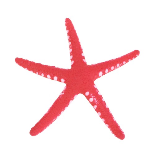Artificial red sea star - red,