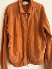 Albam orange sweatshirt jacket, size L, zip up 