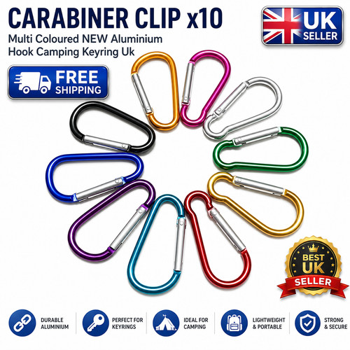Carabiner clip x10 multi - carabiner,