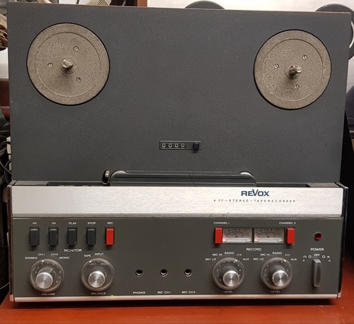 Revox a77 tape machine with - a77,