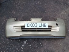NISSAN MICRA K12 2003 COMPLETE FRONT PLASTIC BUMPER IN GOLD