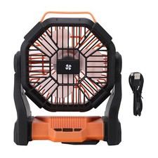 Camping Fan with LED Lights Portable Fan Versatile Desk Tent Fan & Power Bank UK