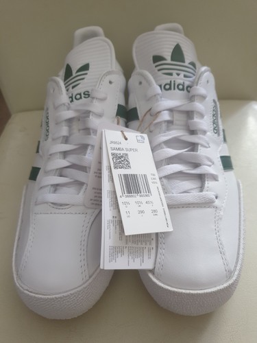 Adidas super samba white green - adidas,