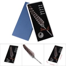 Vintage Feathertip Fountain Quill Pen for Writing Stationery & Office Use (#3)