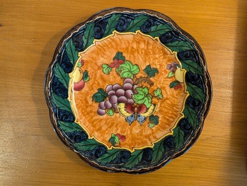 Antique plate armado orange - plate,