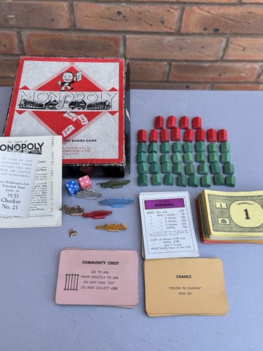 Vintage 1940s monopoly no - monopoly,,