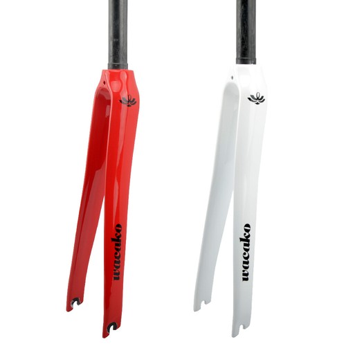 700c carbon forks 8 in - carbon,