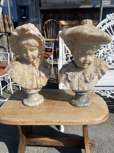 Antique bust 19th century - antique,