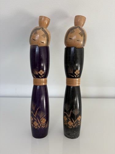 Vintage japanese kokeshi dolls - japanese,
