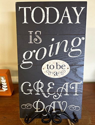 Today going a great - today, is