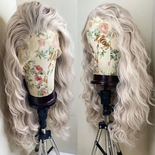 Silvery grey wigs - silvery, heat