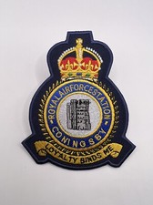 King’s Crown RAF Coningsby Station Badge Royal Air Force Squadron Patches