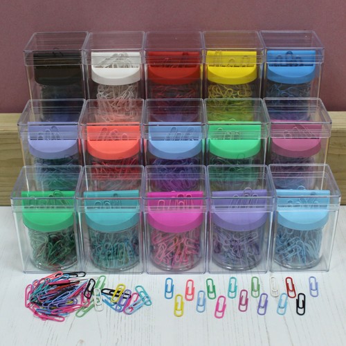 Paper clip dispenser pot with - clip,