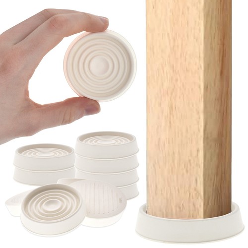 Castor cups non slip cream - cups,