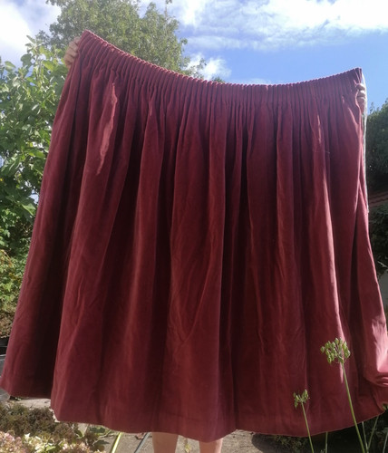 Rose pink cotton velvet