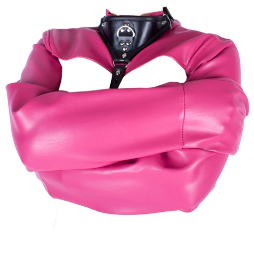 Pink straight jacket open bust - pink,