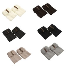 Women Girl Knitted Buttons