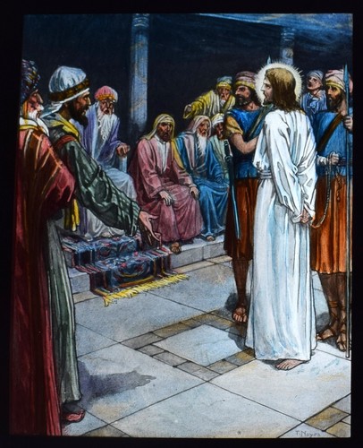 Christ before caiaph - christ,