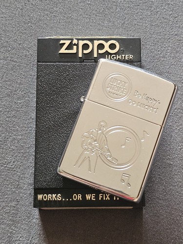 Rare zippo lucky strike 1992 - lucky,